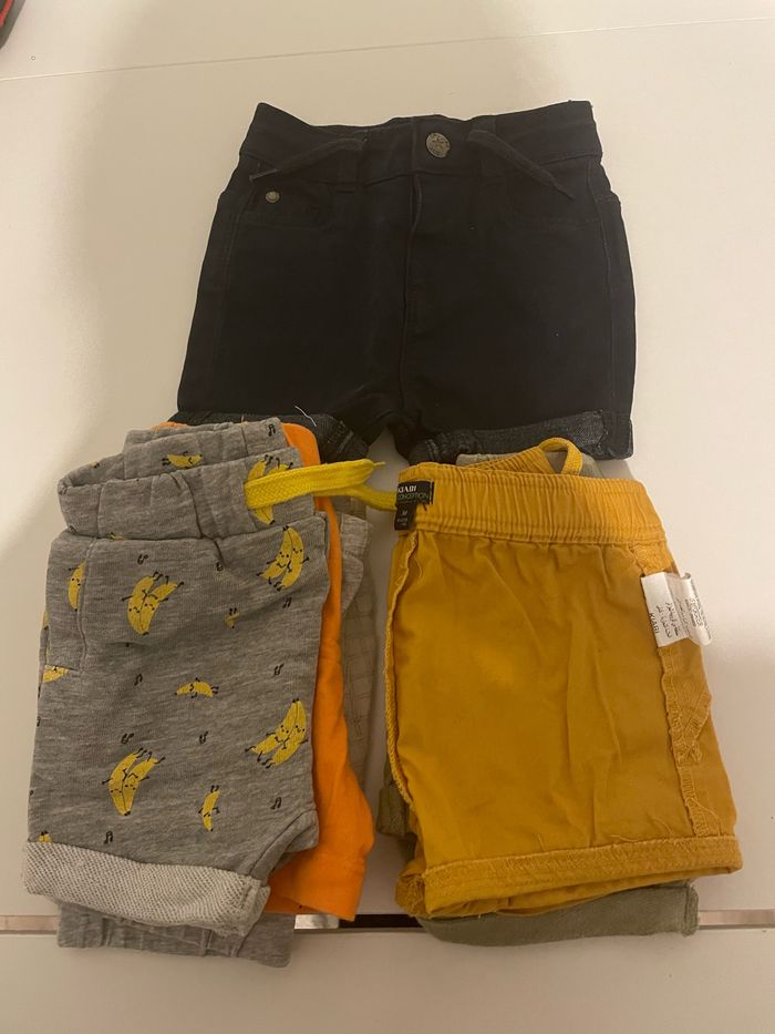 Lots de shorts fille