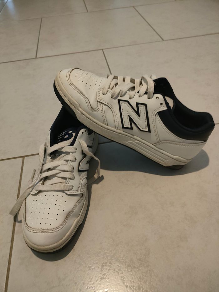 Baskets New balance 480 femme en bon état pointure 39.5 - photo numéro 4