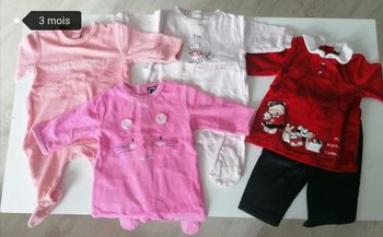 Lot fille 3 mois