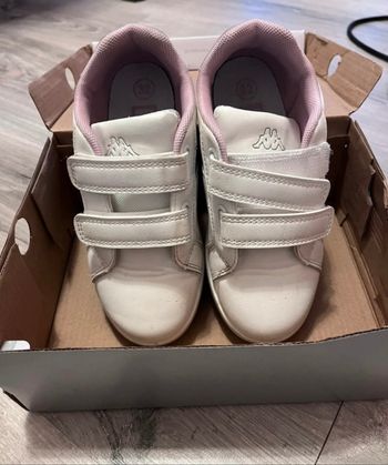 Baskets/Tennis Blanche taille 32 Kappa