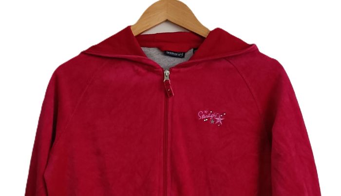 Veste jogging rose framboise à capuche. Esmara. Taille 40 - photo numéro 2