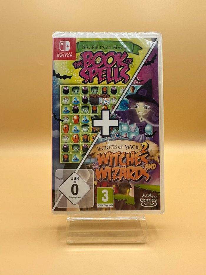 Secrets Of Magic : The Book Of Spells + Secrets Of Magic : Witches And Wizards 2 Switch