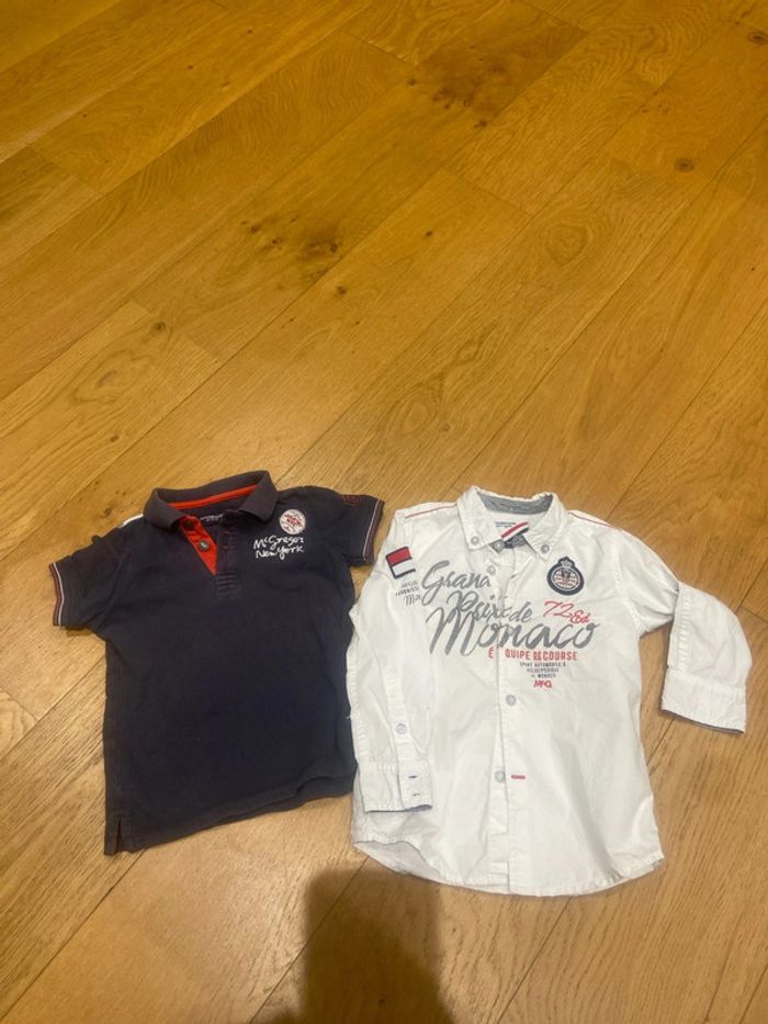 Polo et chemise mc gregor 4 ans