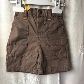 Short marron 6 mois Obaibi