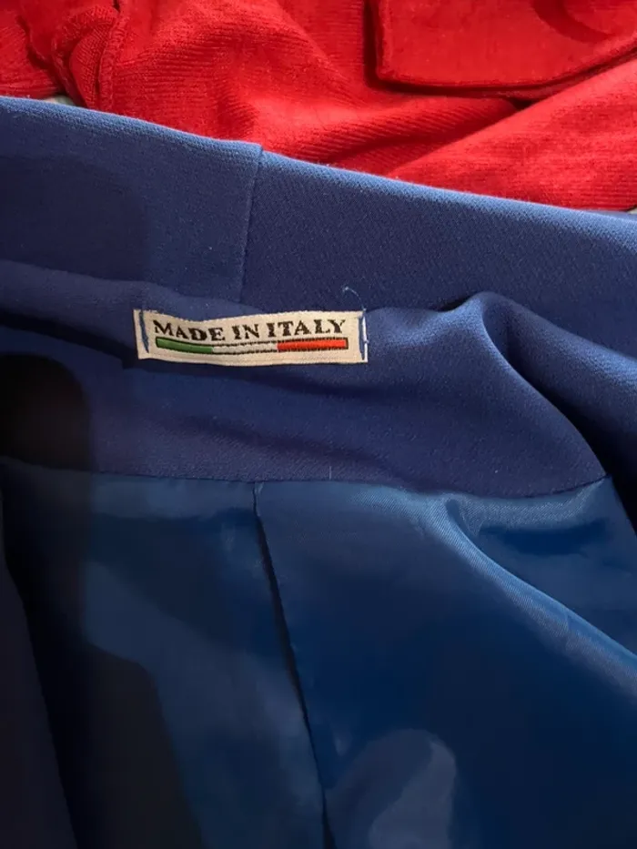 Veste blazer made in italy bleu - photo numéro 4