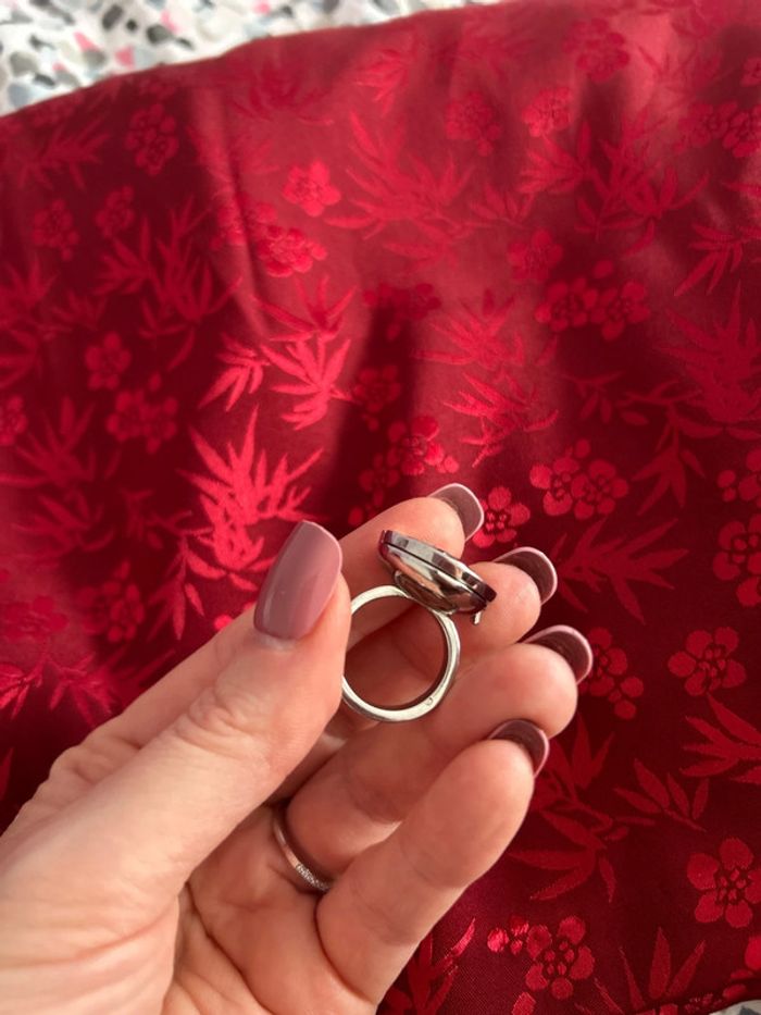 Bague boule avec photo et miroir Miss60 - photo numéro 2