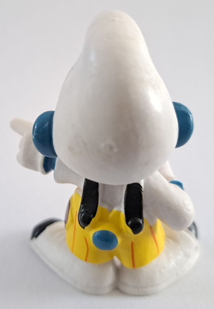 Figurine Schtroumpf clown Peyo Schleich 1980 - photo numéro 2
