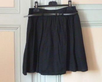 Jupe noire camaïeu taille 36 neuve