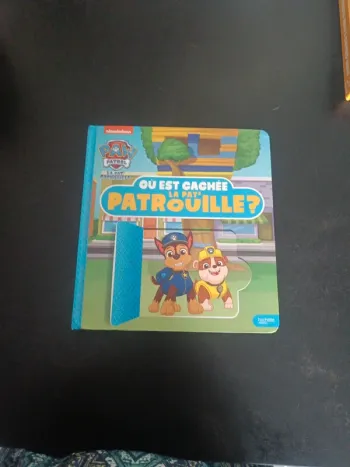 Livre ou est cache la pat patrouille