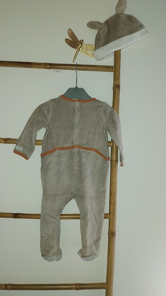 Pyjama/ Dorsbien/ Grenouillère Sergent Major et son bonnet excellent état 12 mois - photo numéro 6