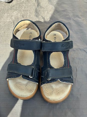 Sandales kickers pieds fins 