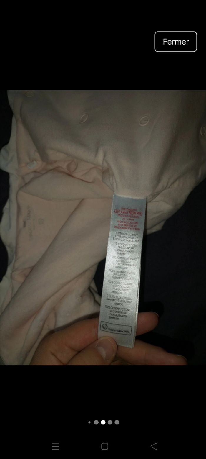 Pyjama 2 pièces sergent major 3 mois - photo numéro 5