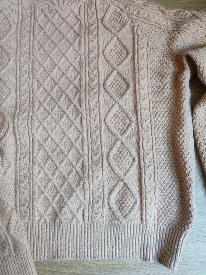 Pull épais beige Cache Cache taille 36 - photo numéro 2