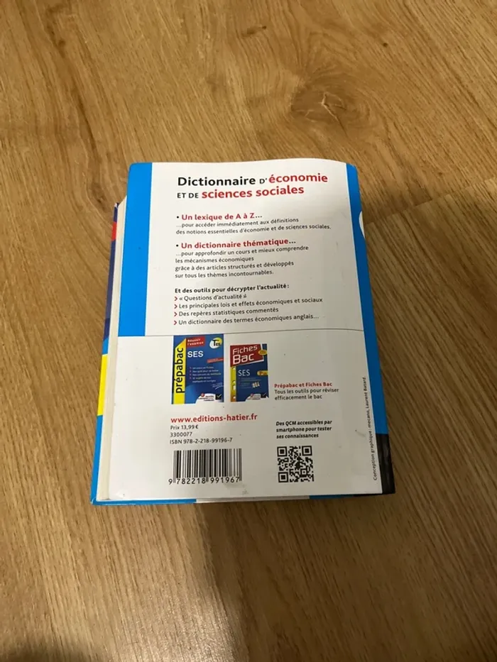 Dictionnaires d’Economie et de Sciences Sociales - photo numéro 2