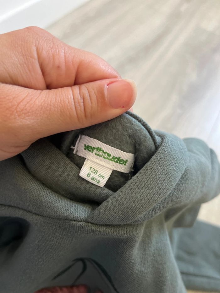Robe sweat à capuche fille 8 ans - photo numéro 4