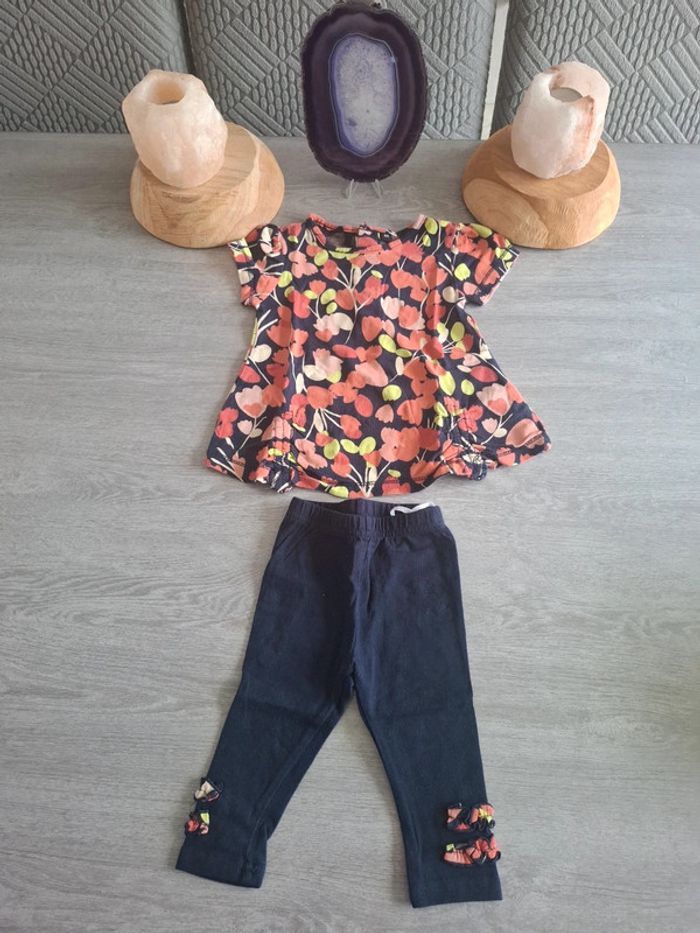 tunique et leggings 6 mois - photo numéro 4