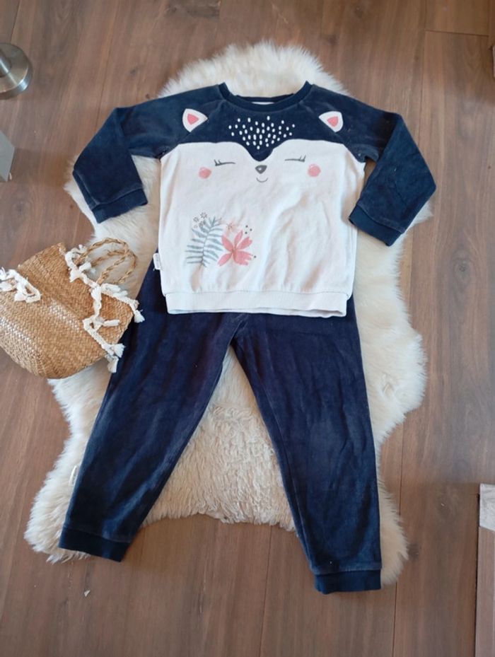 Petit béguin 💖 pyjama velours hiver 5 ans