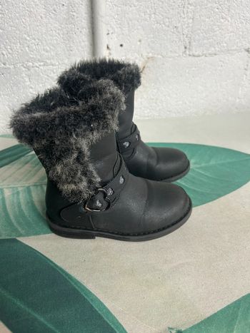 Bottines fourrées taille 26 Nini &girls noire pailleté