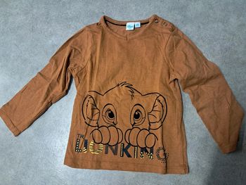haut tee shirt manches longues garcon 2 ans disney