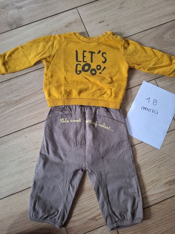 Ensemble 18 mois garçon 