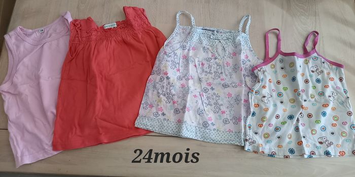 Lot t-shirt 24mois