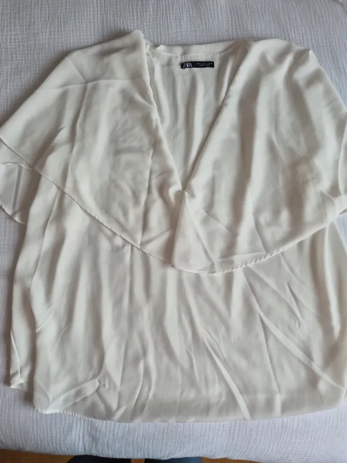 Blouse Zara taille L écru