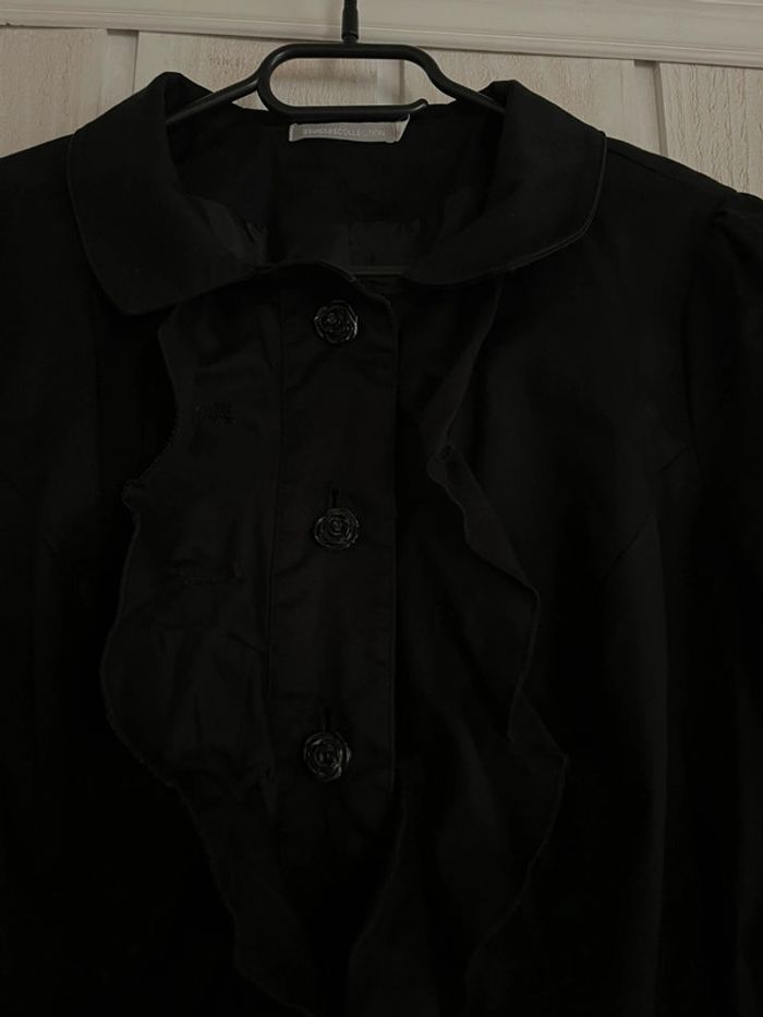 Manteau noir forme trench - 3 suisses - 40 - photo numéro 4
