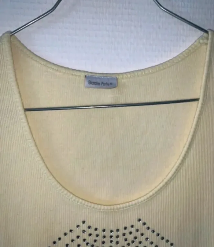 Débardeur jaune pâle – Blancheporte - photo numéro 3