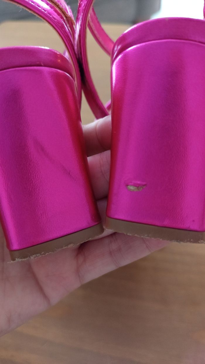 Sandales roses à talons été - photo numéro 10
