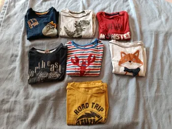 7 haut manches longues 3ans