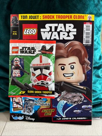 Magazine + Figurine Shock Trooper Clone Lego Star Wars n 24