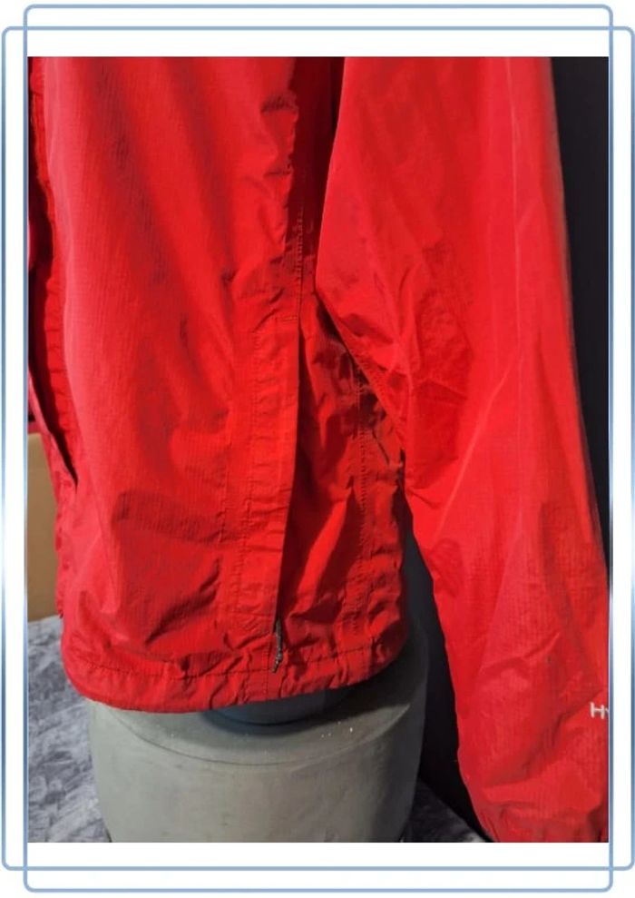 Veste à capuche zippée the north face femme hyvent rouge - taille L - photo numéro 5