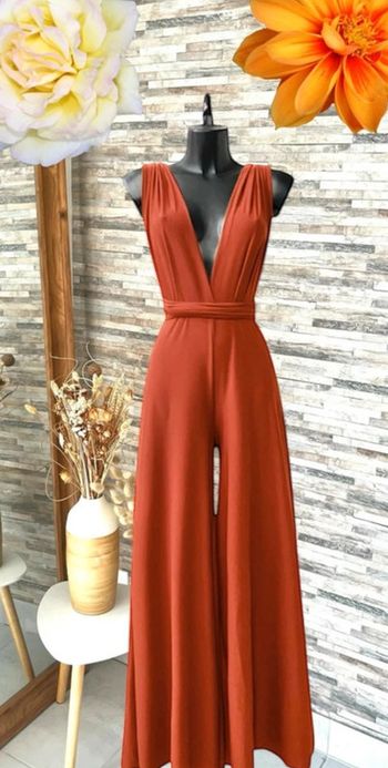 Superbe combi couleur terracotta multiples positions pour soirées
