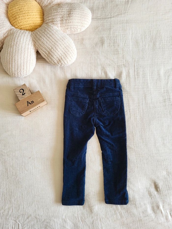 Pantalon velours slim mixte rentrée Septembre automne hiver - photo numéro 2
