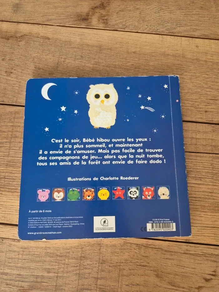 Livre “Au dodo bébé hibou n’a pas sommeil du tout”  Nathan - photo numéro 8