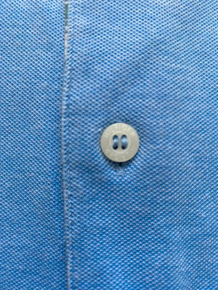 Polo Tommy H bleu ciel T.S - photo numéro 3