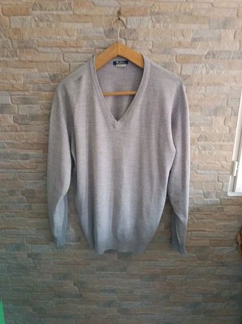 Pull gris clair B.One L