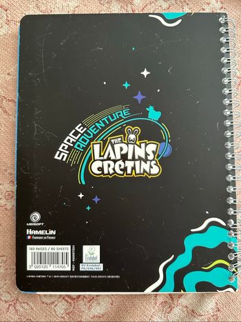 Cahier de texte lapins crétins
