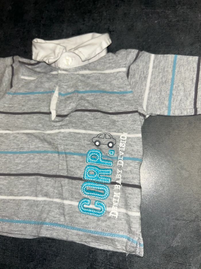 Tee shirt manches longues avec col bébé - photo numéro 2