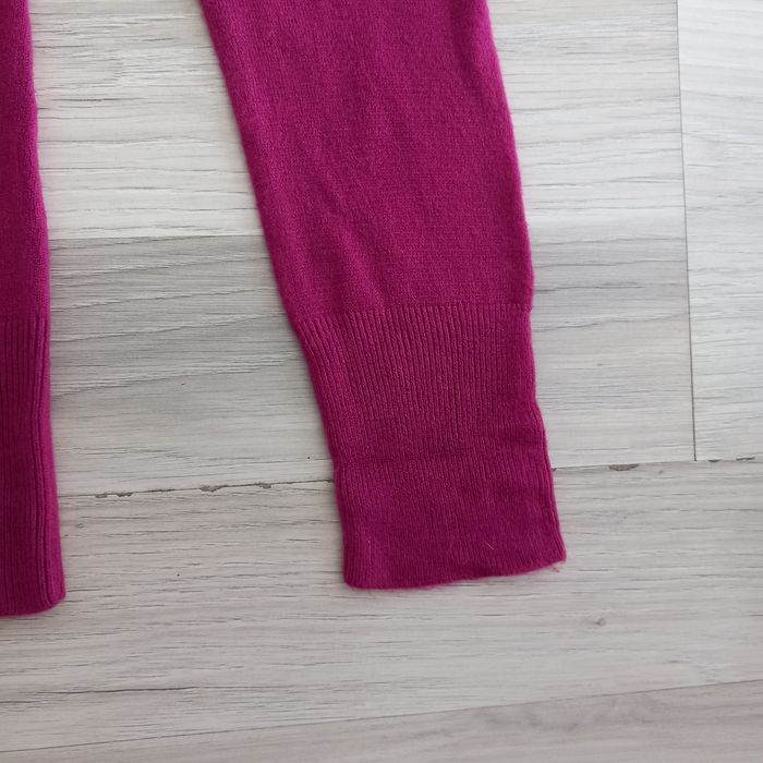 Pull femme avec col en V Mauve Clara Vitti taille M - photo numéro 3