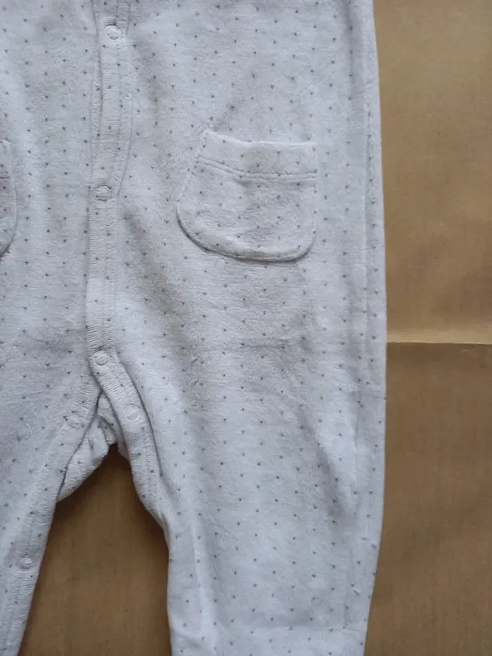 Pyjama / Grenouillère velours 12M - photo numéro 3