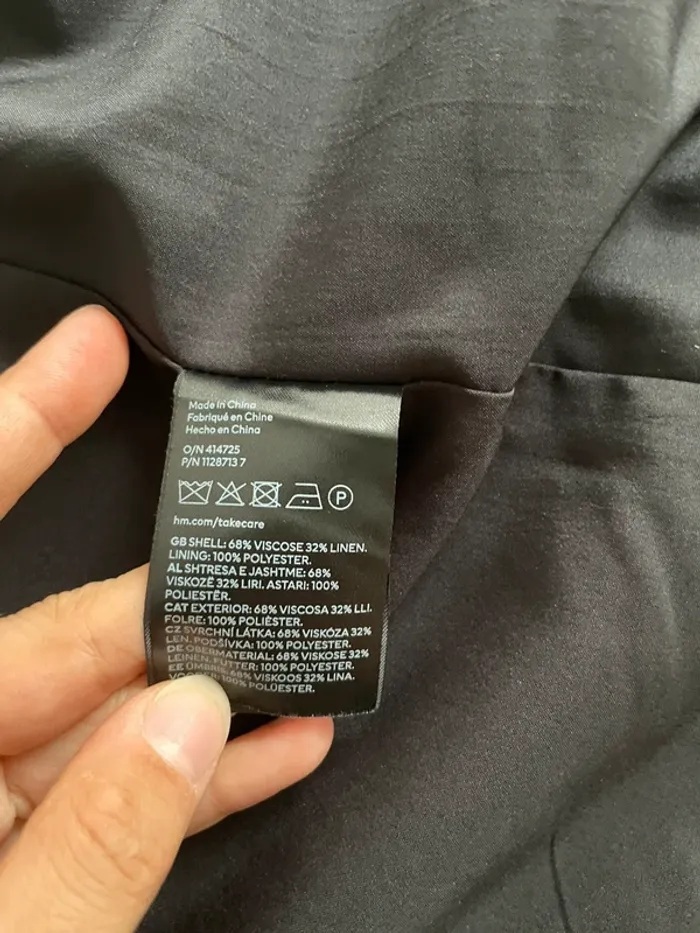 Blazer en lin mélangé - photo numéro 7