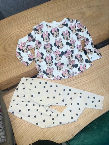 Ensemble Zara Minnie 2-3 ans 3-4 ans 3 Disney t-shirt legging