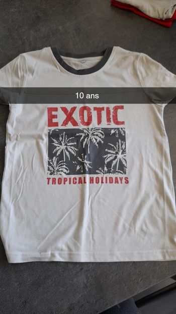 Tee shirt 10 ans