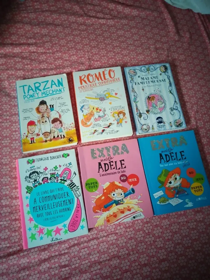 Lot de 6 livres enfants