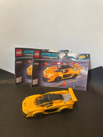 Lego Speed champions 75909 McLaren P1 vendu non complet non vérifié avec notice et boîte
