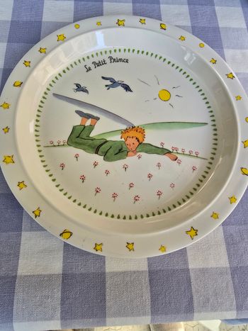 Assiette le petit prince pour enfants