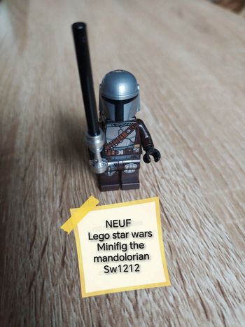 Lego star wars minifig the mandolorian sw1212 neuf