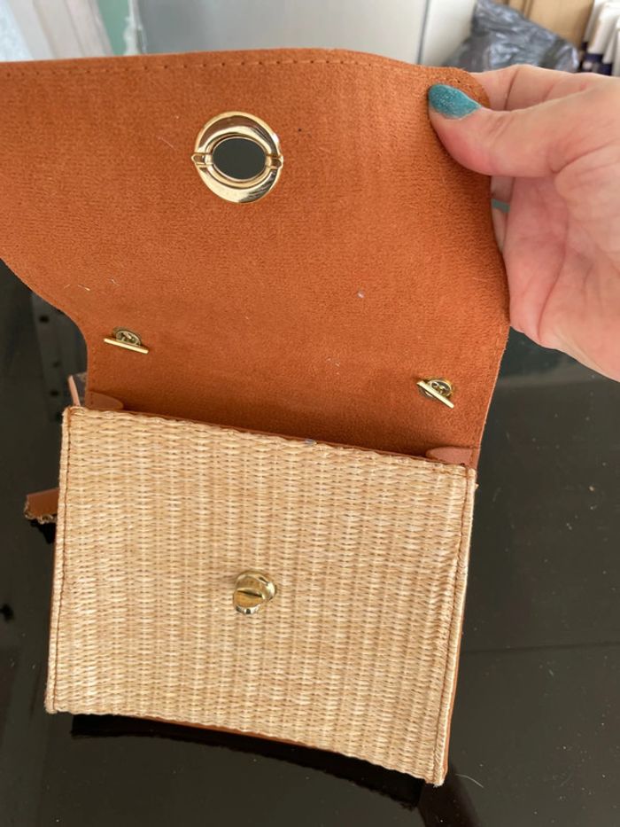 Joli petit sac en paille H19 L17 - photo numéro 4