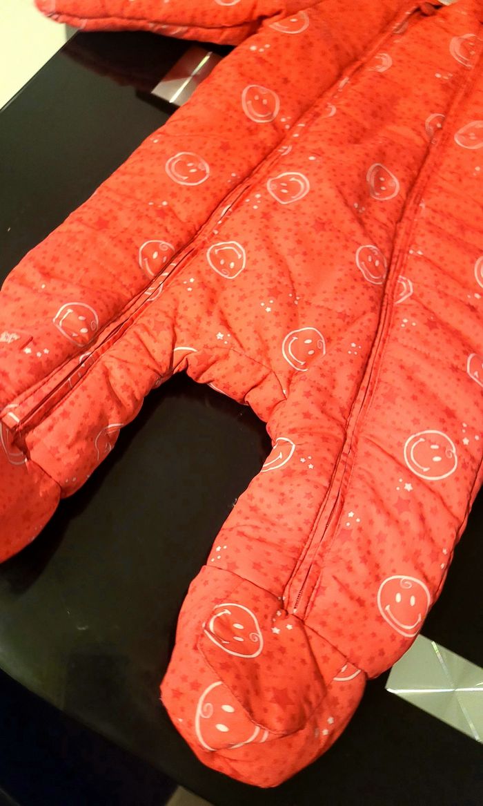 Combinaison hiver Smiley Baby 12 mois - photo numéro 2